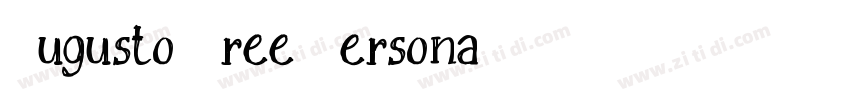 Eugusto Free Persona字体转换